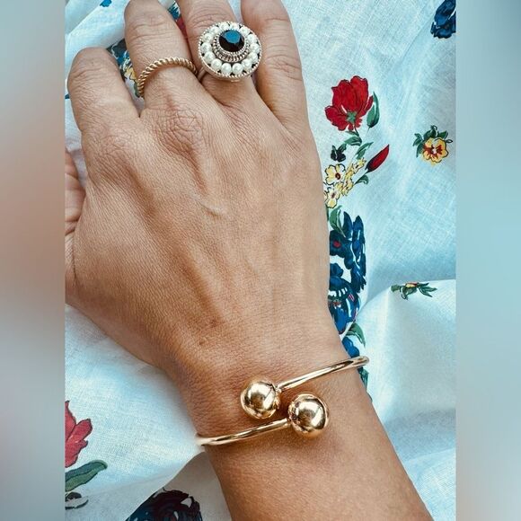 Tiffany & Co Ziegfeld Onyx and Pearl Ring, sz 5.5 - Picture 1 of 9